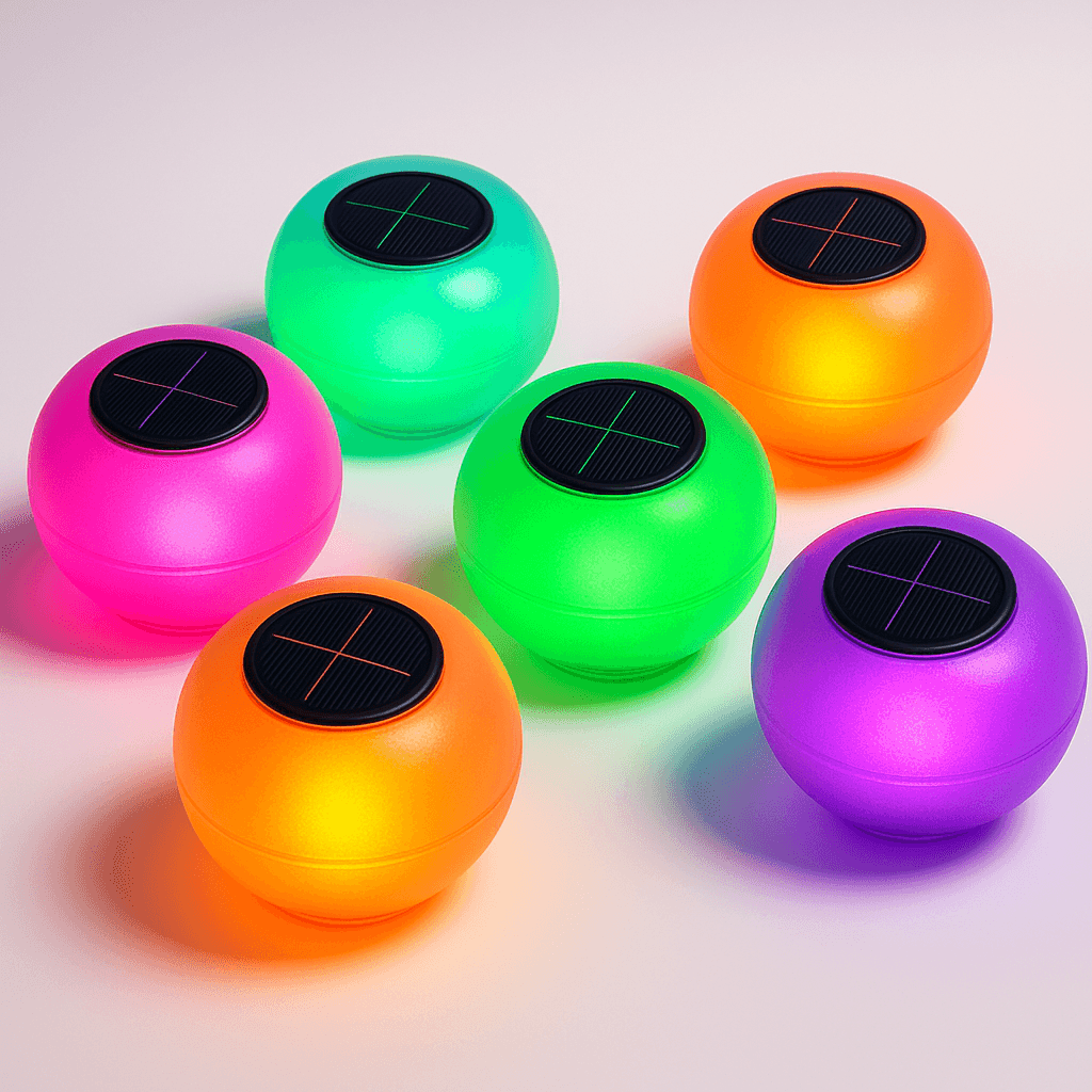 Floating LED Lights (Solar, 6) view 1